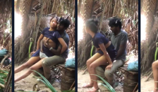 Watch Hidden Cam Caught Young GF Boob Pressed in the Outdoor Park